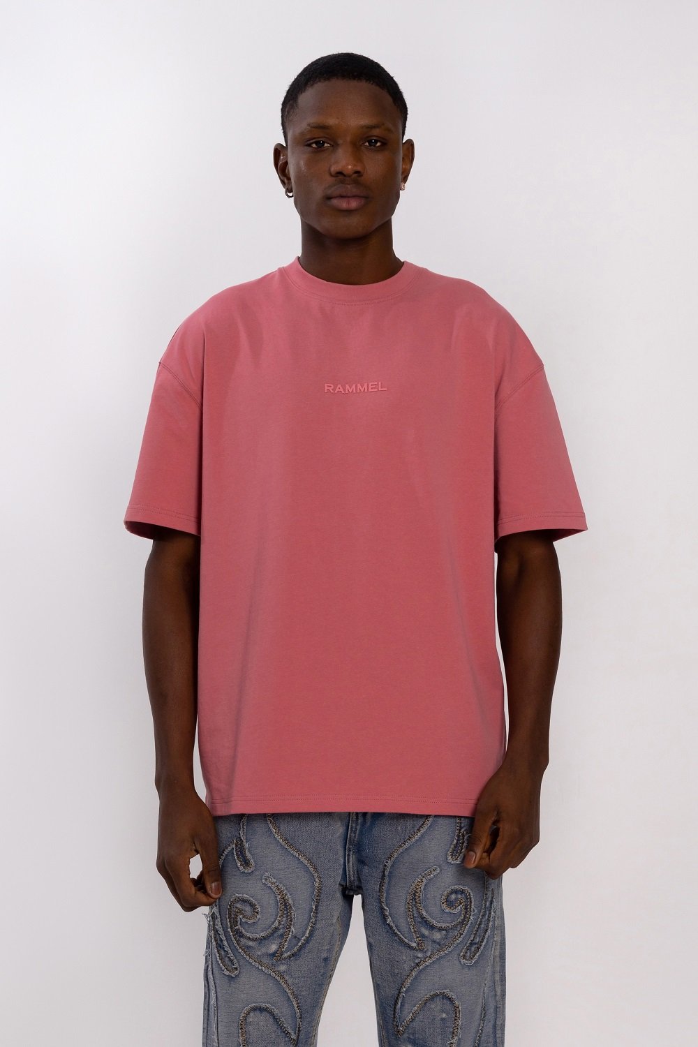 RAMMEL 3D Logo Pink T-shirts